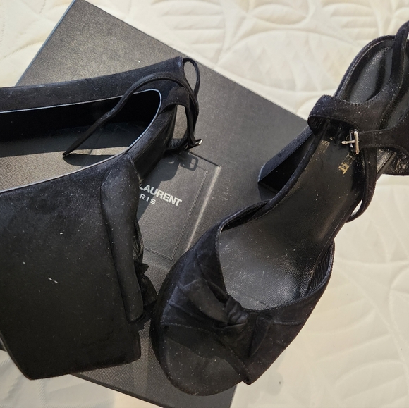 SAINT LAURENT PLATFORM Sandals 👡 - Picture 11 of 12
